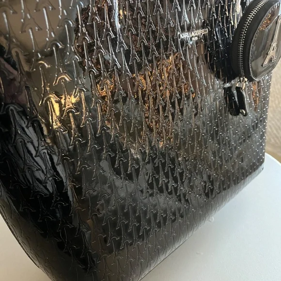 Karl Lagerfeld Tote Paris Patent Leather - Picture 10 of 10